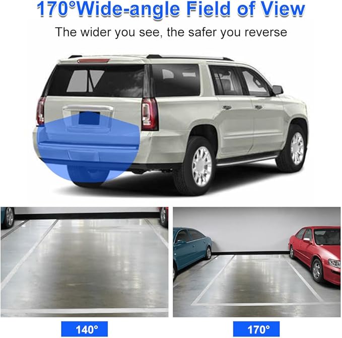 JDMON Backup Camera Replacement for Cadillac Escalade ESV Chevy Suburban Tahoe GMC Yukon XL 2015-2020 Reverse Rear Park Assist Camera Replacement for 23378804 23404613 23432248