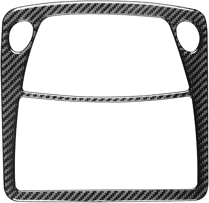 Soft Real Carbon Fiber Compatible with Nissan Altima 2013 2014 2015 2016 2017 2018 Interior Accessories Roof Reading Light Lamp Cover Trim