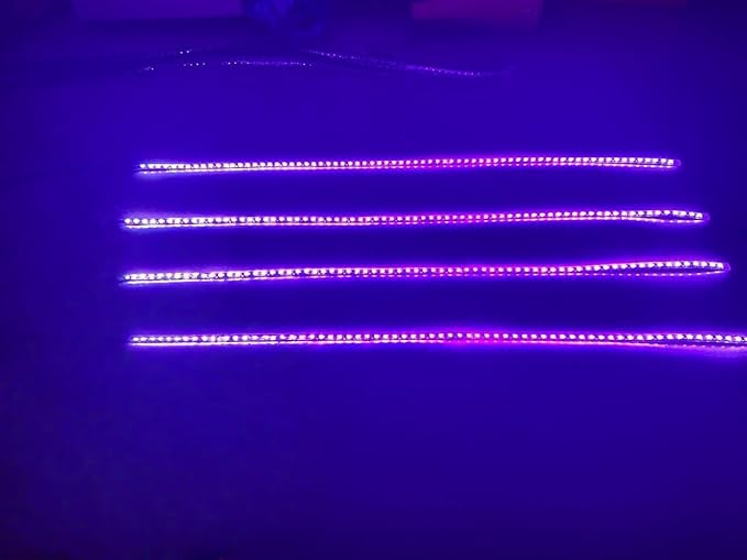 4PCS 4FT (1.2M) RGB Dream Color Chasing LED Light Strips, Bluetooth + Remote | for Polaris Slingshot Hood, Underglow, Grille, Fender, Wheel | Lights for Slingshot