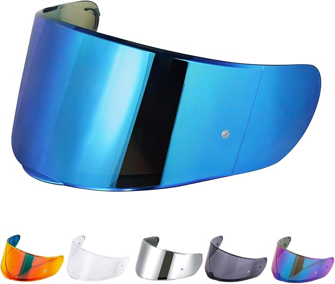 Helmet Visor Shield for SEDICI Strada II and Strada 3 /FF397/FF801Motorcycle Helmets Visor (Chrome Blue)
