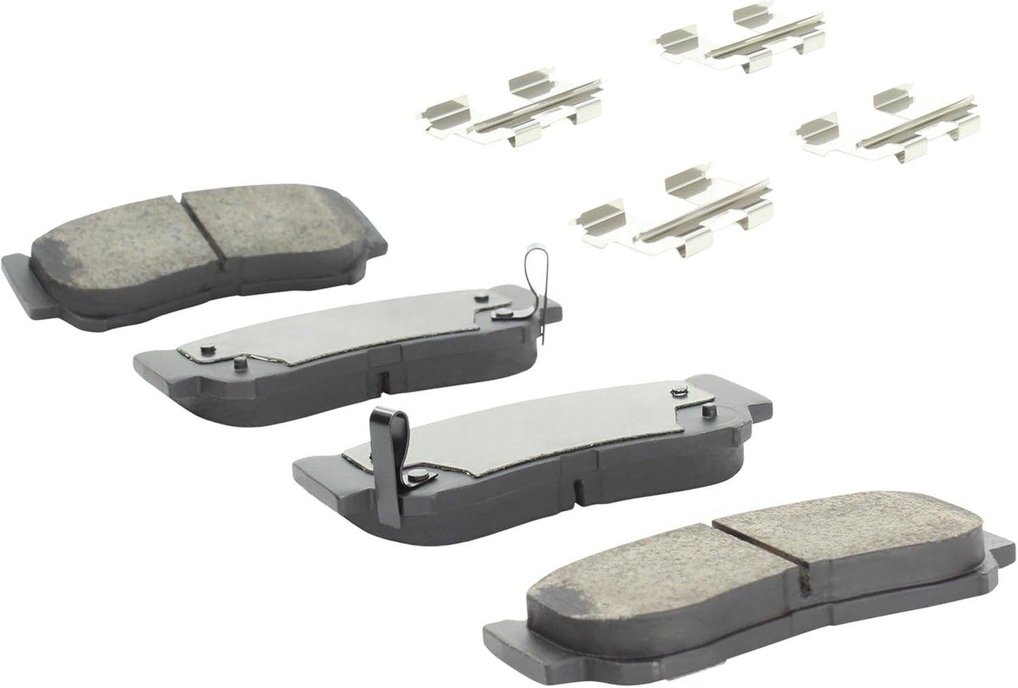 Premium Semi-Metallic Rear Brake Pads (1001-1297M) Compatible with Hyundai Santa Fe 2007-2009