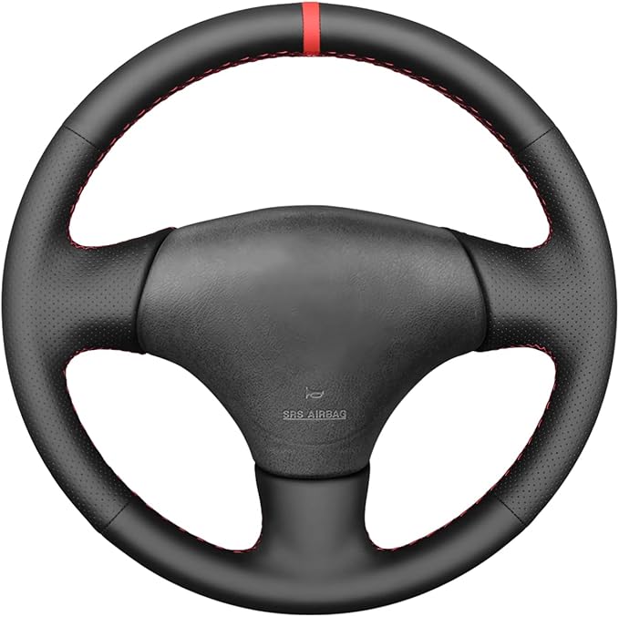 MEWANT Car Steering Wheel Cover for Mazda MX5 MX-5 Miata NB for Protege5 Made of Microfiber Leather Car Steering Wrap
