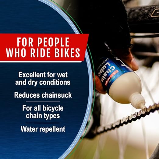 Squirt Chain Lube for Bikes 2 Pack (120ml) – Long-Lasting Lubricant for All Bike Chains – All-Weather Dry Lube to Reduce Noise & Chainsuck – Bicycle Tools & Maintenance Aid