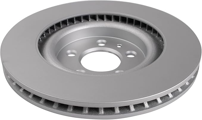 TRQ Front Brake Rotor Set G Coated Vented Compatible with 2011-2014 Ford Mustang