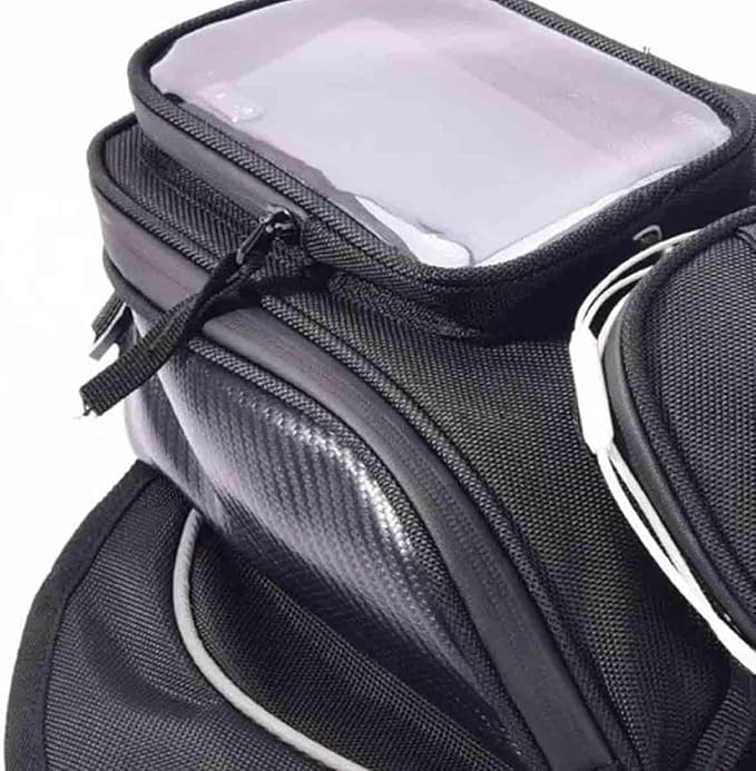 Tank Bag Motorcycle Magnet for Aprilia RS 660 Street Fighter 2023, Oxford Motorcycle Bag with Touchscreen Mobile Phone Pocket