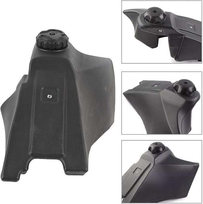 Shkalacar Fuel Gas Tank 5PA 24110 30 00, Shockproof Oil Tank Replacement with Larger Fuel Storage for YZ85 Pit Dirt 2002 to 2018 Gasoline Lightweight Performance