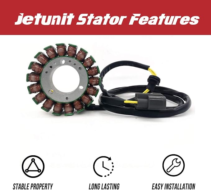 Stator for Sea-Doo PWC/Jet-Ski 420889728 2018 2019 2020 2021 GTI 130 155 PTO/GTR 230 PTO/GTX 155 230 300 PTO 170 Rotax/RXP 230 300 PTO/WAKE 155 PTO PRO/WAKE 230