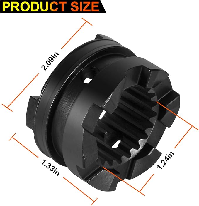 52-822539t Boat Motor Clutch Dog 3 Jaw Reverse, Replace for Mercury Clutch Dog Shifter, Fit for 90-120 hp, 96-97 Force Outboards, 50-125 hp Mercury 3 cyl. and 4 cyl. Outboard Motors