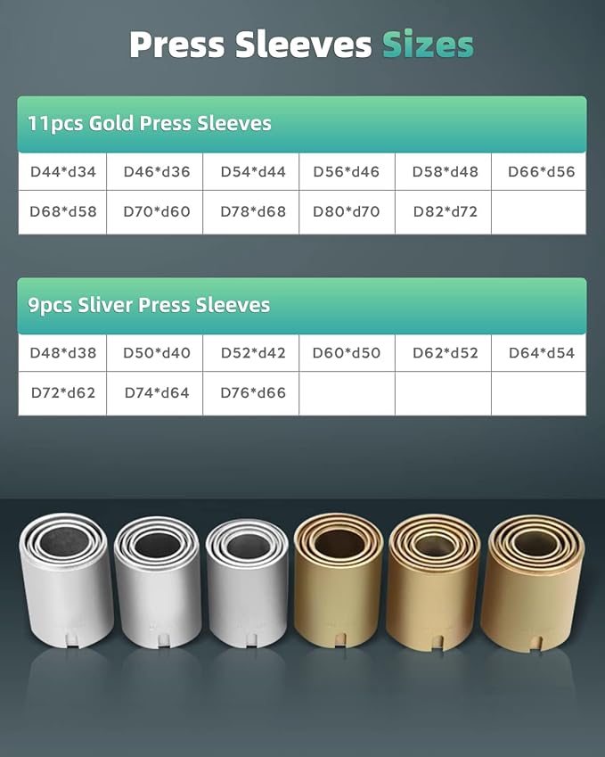 SCITOO Fit Cars LCV and HGV Engines Universal Press and Pull Sleeve Kit Removal Installation Bushes Bearings Tool Kit
