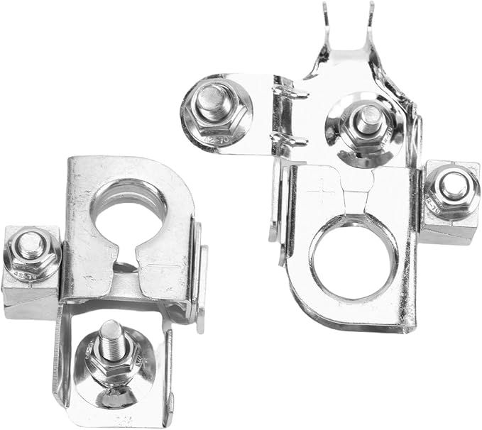 High Strength Replacement Battery Terminal Clamps Set for Easy Installation Portable Tool for DIY Users