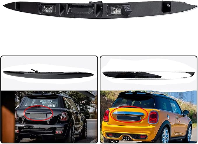 Tailgate Trunk Handle Car Backup Camera Reverse vehichle Camera Replacement for BMW Mini Cooper and Cooper S Hatch/JCW Conv/Roadster/Cooper Countryman R56 R57 R58 R59 R60 R61 2007-2014