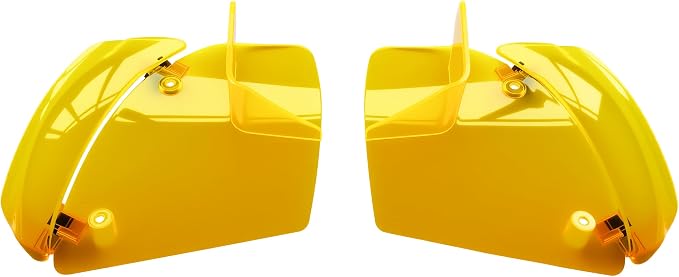Side Wings Wind Air Deflector Fairing Fit for Harley 2024-2026 CVO Road Glide ST FLTRXSTSE 2024-2026 Road Glide FLTRX 2023-2025 CVO Road Glide FLTRXSE (Yellow)