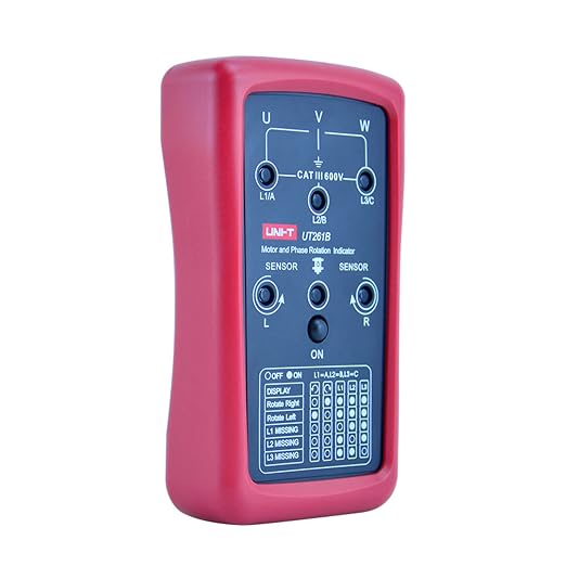 UNI-T UT261B Phase Sequence Tester Lack Phase Meter Motor Rotation Indicator AC 40 700V 90 600V