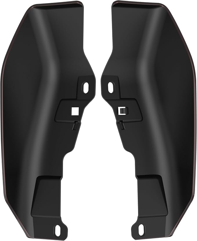 Color - Matched Mid Frame Air Deflectors Heat Shield, Perfectly Fit for Harley Touring Models 2009-2026 Midnight Crimson