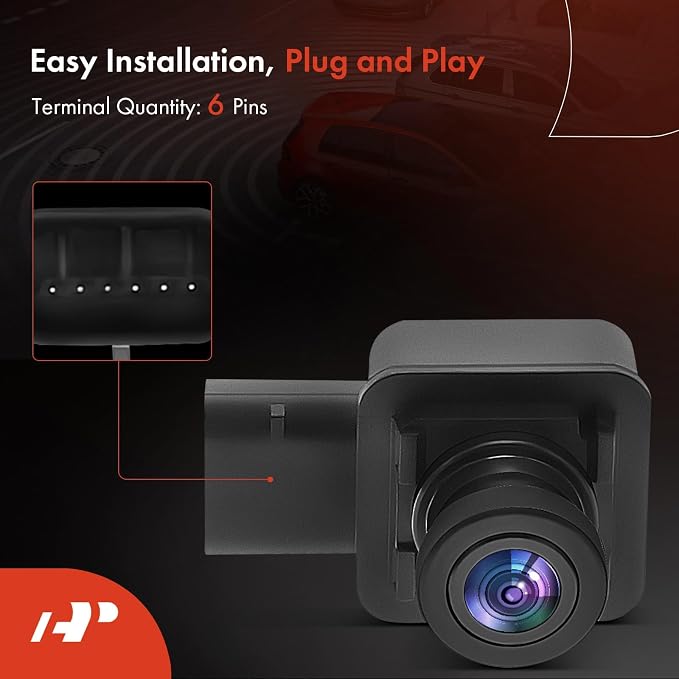 A-Premium Park Assist Camera Rear View Backup Reverse Camera Compatible with Select Ford Models - 2018 2019 2020 F-150 F150 - Replace# JL3Z19G490L