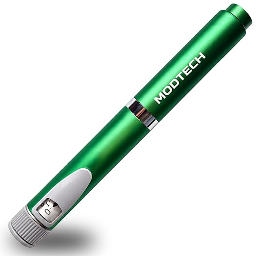 V2 Premium Metal Research Pen with Precision Dial Up to 60 Units - Professional Laboratory Instrument with Aluminum Body & Adjustable Mechanism (Green) - MODTECH