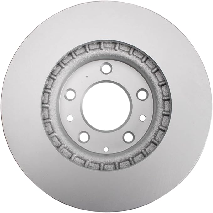 TRQ Front Brake Rotor Set G Coated Vented Compatible with 2007-2012 Mazda CX-7