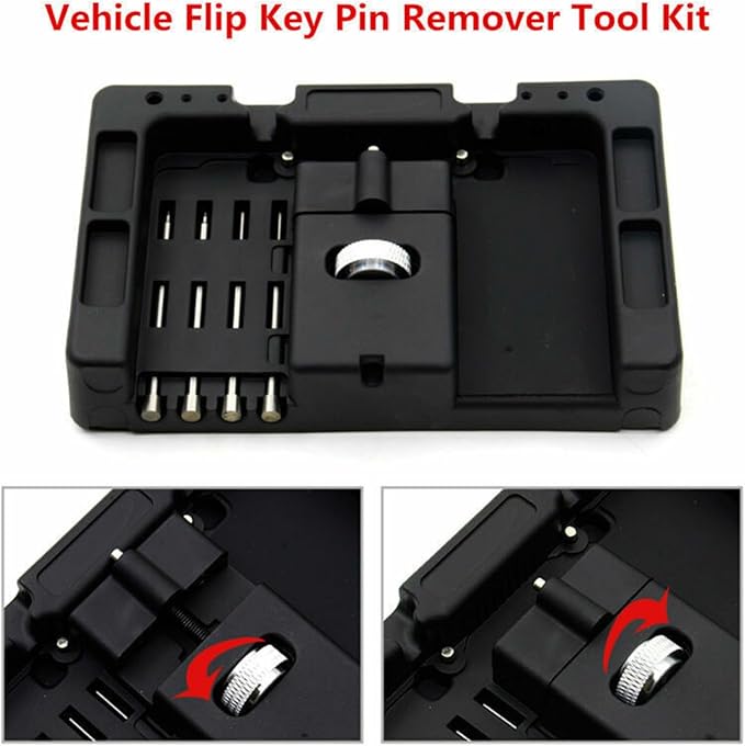 Car Key Pin Removal Tool - Car Folding Remote Key Pin Remover Tool Terminal Removal Tool Kit Car Pin Extractor Remove Pin Depinning Tool Connector Pin Removal Tool Pin Pusher Tool