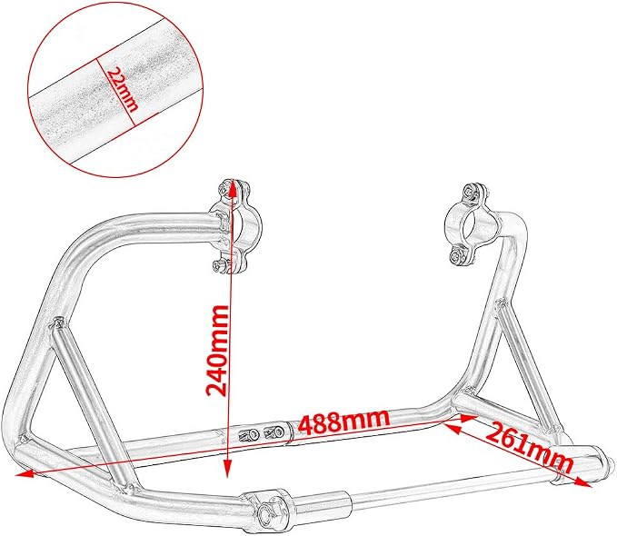 Crash Bar Engine Guard for Ducati Scrambler Full Throttle Icon Dark Sixty 2 Cafe Racer Bumper Frame Falling Protector