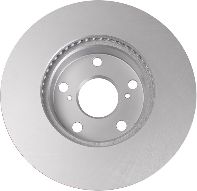 TRQ Front Brake Rotor Set G Coated Vented Compatible with 2005-2015 Toyota Tacoma