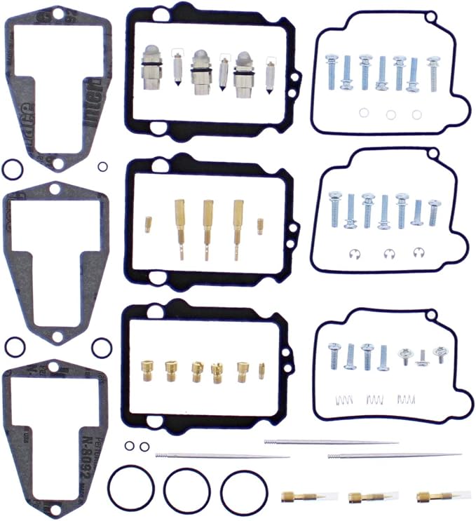 All Balls Racing 26-10039 Carb. Rebuild Kit Closed Course Racing Only Compatible With/Replacement For Yamaha Mountain Max 600 2000-02, SX Venom 600, SX Venom ER 600 2004-06, SX600R Venom/ER 2000-03