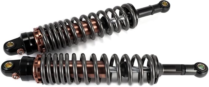 380mm 14.96 inch 8mm Spring Universal Motorbike Air Shock Absorber Rear Suspension ATV Quad Scooter Dirt Bike For YZF-R1 YZF-R6 YZF-125 XC EXC XCF