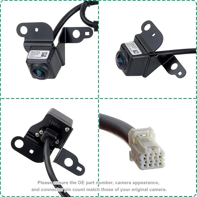 28442-4GA1A 8PIN Rear View Camera Replacement for Infiniti Q50 2014-2019, OE Backup Cam Replaces 284424GA1A by GreenYi