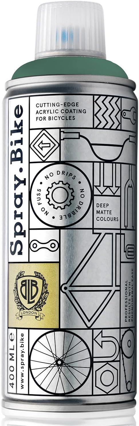 Spray.Bike Spray Paint | Designed Mainly for Bicycles | Multi-Use Acrylic Spray Paint for Metal, Plastic | High Coverage Bike Paint, 400ml, Elswick