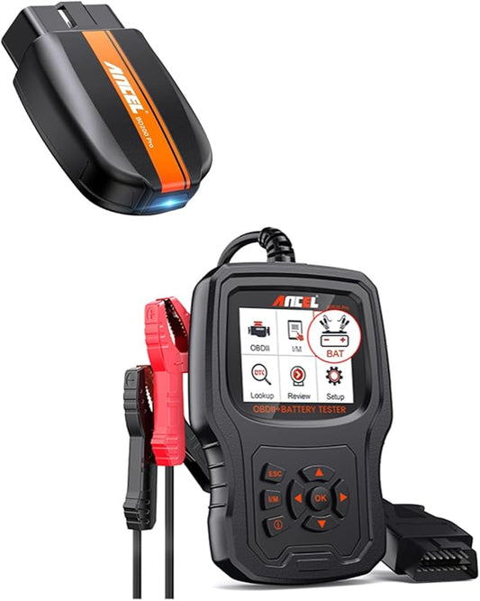 ANCEL AD530 PRO OBD2 Scanner Battery Tester+ANCEL BD200 Pro OBD2 Scanner Bluetooth