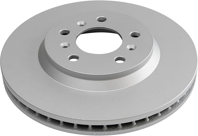 TRQ Front Brake Rotor Set G Coated Vented Compatible with 2006-2011 Buick Lucerne 2006-2013 Chevrolet Impala 2014-2016 Impala Limited 2006-2007 Monte Carlo