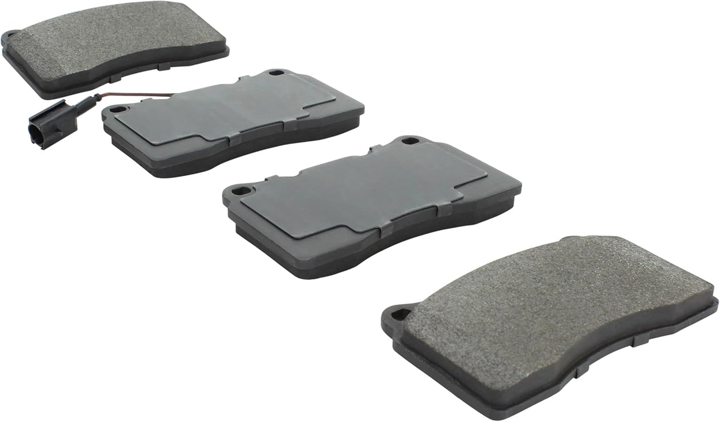 Premium Semi-Metallic Front Brake Pads (1001-1016M) Compatible with Maserati Ghibli 2014-2019, Maserati Quattroporte 2014-2017