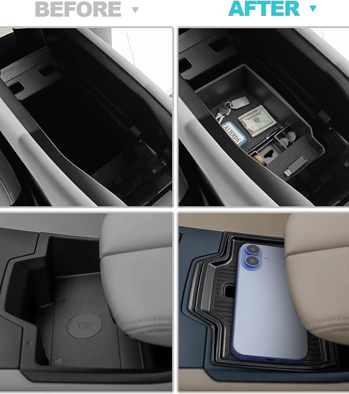 CDEFG 2Pcs for 2026 Mazda CX5 Center Console Organizer Tray