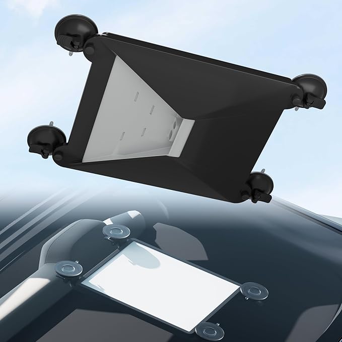 DAIERTEK Starlink Mini Car Mount Protect Silicone Case for Starlink Mini with Suction Cup 2-in-1 Roof Mount Cover for Sunroof Window RV