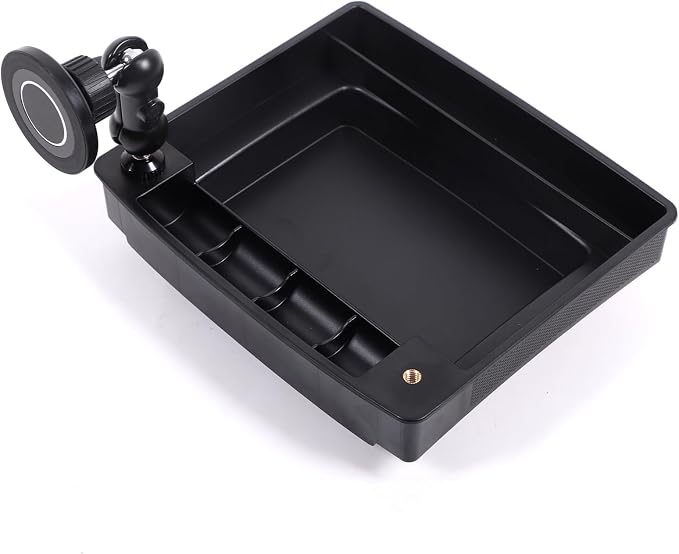 Car Dashboard Storage Tray Compatible with Nissan Frontier 2009-2017 ABS Dashboard Non-Slip Storage Organizer Tray with Phone Holder Mount Interior Accessories (Style E)