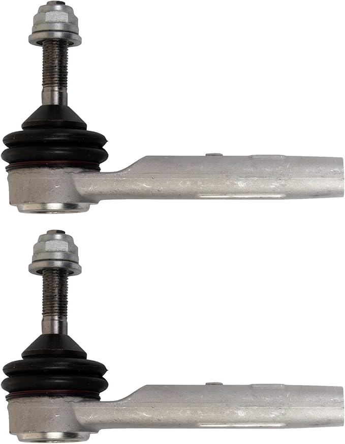 TRQ Front Outer Tie Rod Set 2 Piece Compatible with 2016-2021 Tesla S 16-20 X