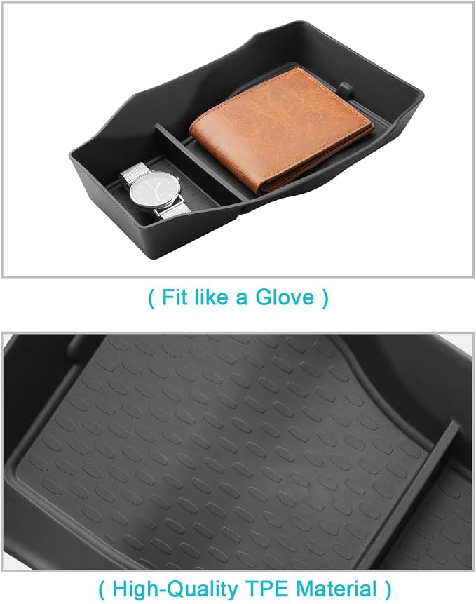 CDEFG for 2024-2026 Lincoln Nautilus Center Console Organizer for 2024 2025 2026 Lincoln Nautilus Accessories Lower Console Organizer Armrest Storage Box