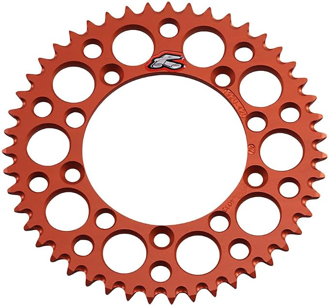 Renthal 192U-420-47GPOR Rear Sprockets - Orange / 47T