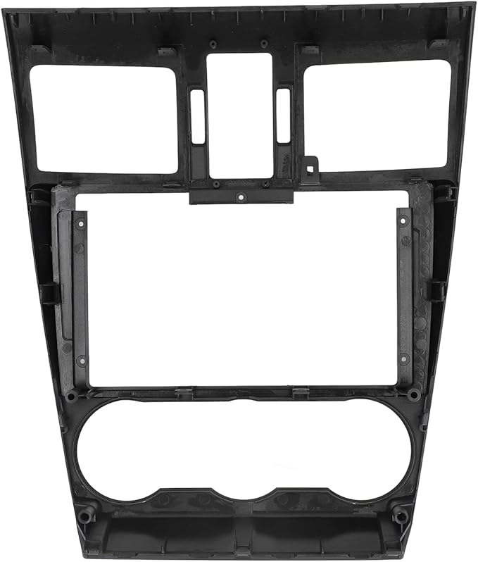 Double DIN Dash Kit, Fydun 9 inch Black ABS Car audio Panel Stereo Fascia Dash Install Trim for FORESTER 2012‑2015