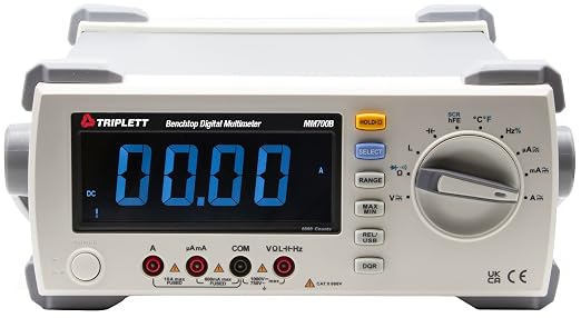 Triplett MM700B Benchtop Digital Multimeter AC Powered TRMS Meter with a Large LCD