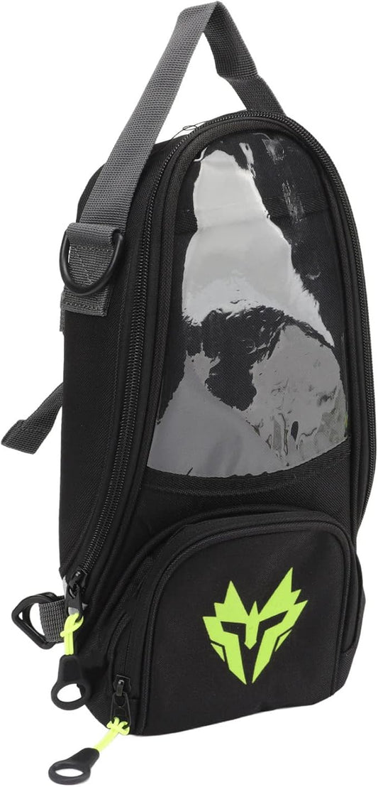 Tank Bag, Magnetic Tank Bag Oxford Fabric High Strength Fuel 4.5L Large Capacity Navigation Package Magnetic Atv for (Fluorescent Yellow)