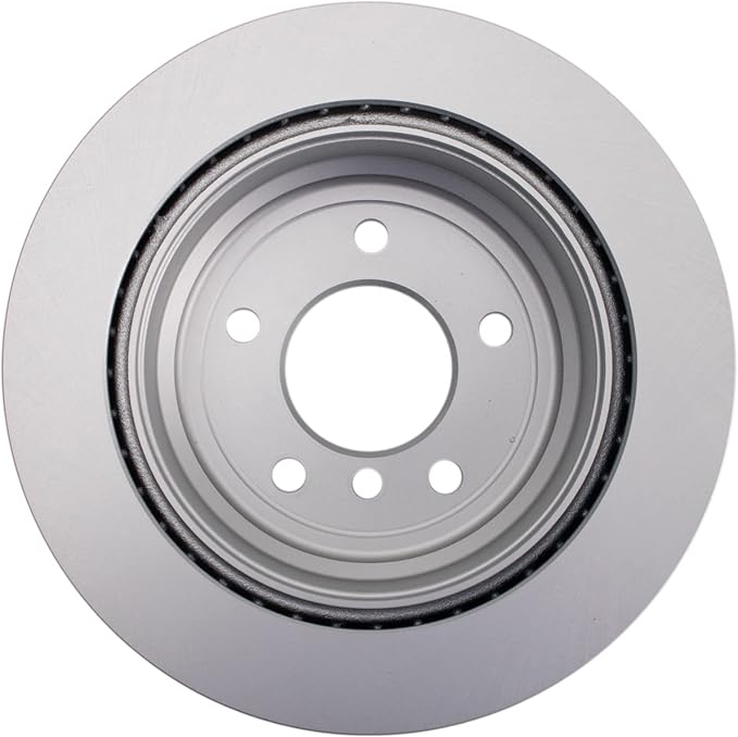 TRQ Rear Brake Rotor Set G Coated Vented Compatible with 2006 BMW 325xi 2007-2013 328i 2007-2008 328xi 2009-2013 328i xDrive 2012-2015 X1