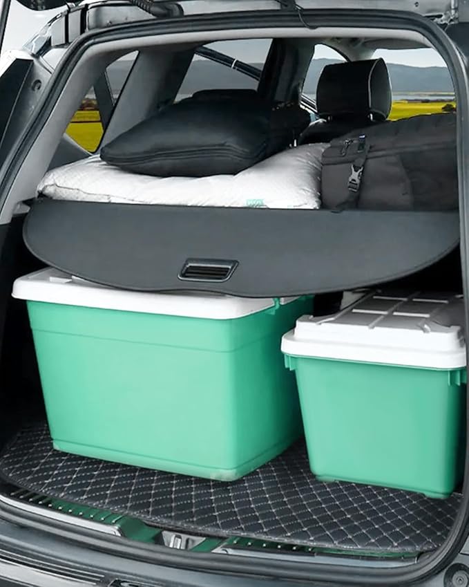SCITOO Retractable Rear Cargo Cover Shade 2018-2023 Fit for Volkswagen Tiguan 1.4L Rear Trunk Retractable Security Shade Cover