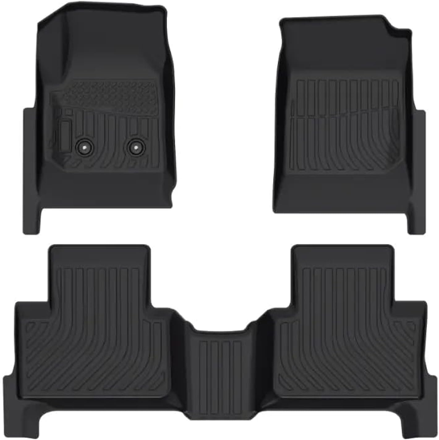 Cartist Custom Fit for Floor Mats 2015-2022 Chevy Colorado Crew Cab/GMC Canyon Crew Cab TPO Odorless High Edge Floor Liners 1nd&2nd Row Carpet Protectotion