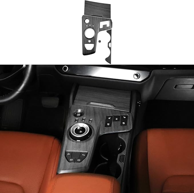 YOUTOOCAR Automatic Gear Shift Panel Covers Interior Trim Compatible with Kia Sportage 2026 Accessories (Wood Grain, Without Fingerprint)