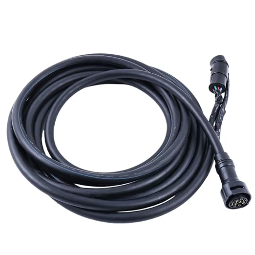 10 Pin 16.4Ft Main Wiring Harness 688-8258A-50-00 for Yamaha 704 Outboard | Total Length 16.4Ft/5M; for Yamaha 688-8258A-50 6X3-8258A-00-00 Remote Control Boxes