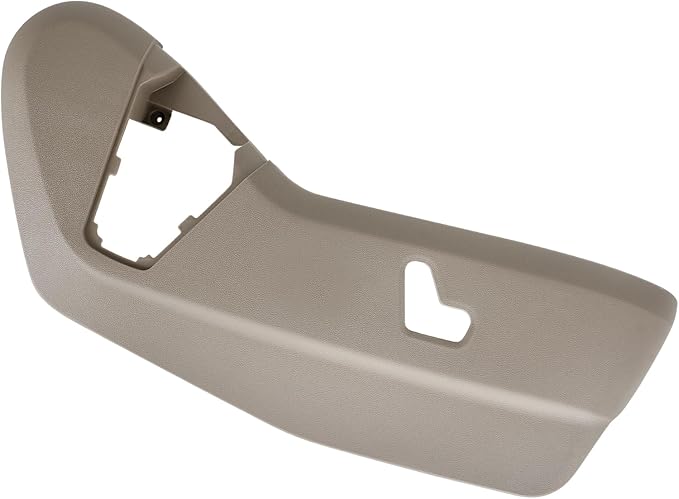 TQPONLY Sandstorm-Beige Driver & Passenger Side Seat Plastic Trim Cover Panel,Fits 2011-2019 Dodge Grand Caravan/2011-2016 Chrysler Town and Country Left Side Power Seat Switch Control Bezel Shield
