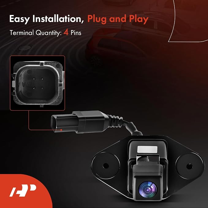 A-Premium Rear View Backup Camera Compatible with Lexus | Parking Camera for 2008-2011 LX570, 2013-2015 LX570 - Replace# 8679060092