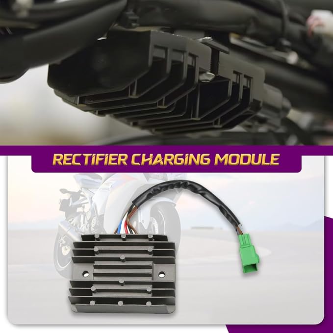 SH748AA Regulator Rectifier 32105-Z6L-0001 32105Z6L0001 Charging Module with Sub-Wire Harness Compatible with Honda GX620 GX670 GX690 GX270UT2 GX440IU GX630 GX630R Engine