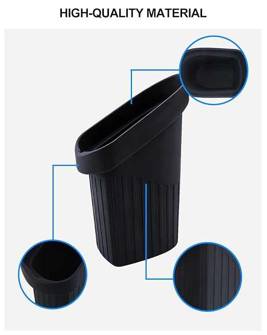 2PCS Door Trash Can for Tesla Model Y/3 2016-2026 Accessories Model Y Juniper Side Door Storage Box Organizer Model 3 Highland Built-in Car Garbage Bin Insert Storage Box
