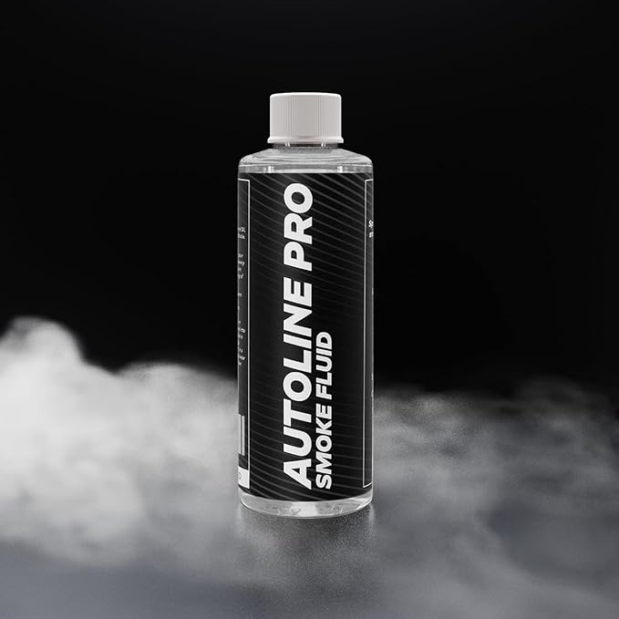 AutoLine Pro Automotive Best Ranked Clean & High-Density Smoke Fluid Solution for Smoke Machines (EVAP, Vacuum, and More) [Not for Ventus]